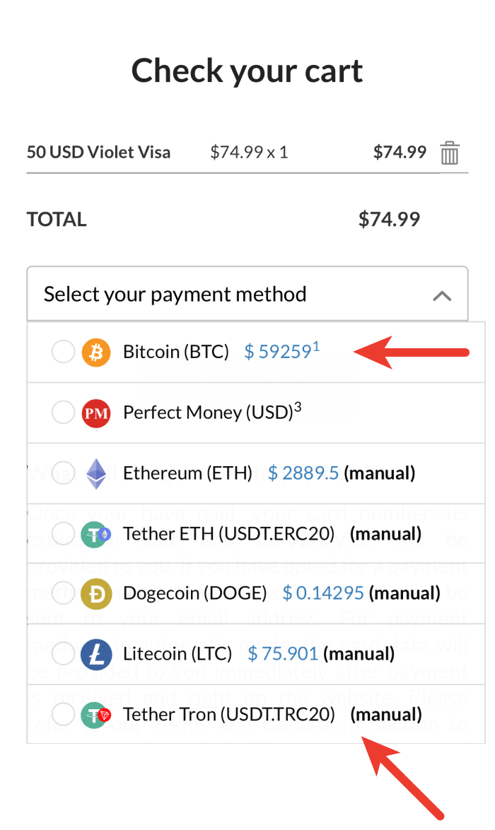 Manual cryptocurrencies